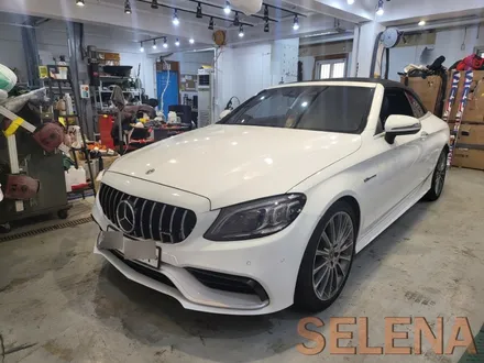 w205 c클래스 카브리올레 신형핸들 64색엠비언트 튜닝 총집합 풀세트!! 장착!!