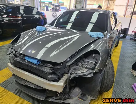 포르쉐 파나메라 3M 화이트 전체 래핑 / 경기광주 능평동