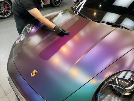 포르쉐 911카레라 4S! 무광랩핑에도 유리막 필수입니다! / 동탄,수원,오산