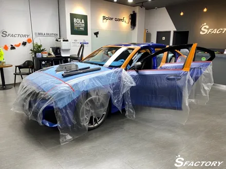 BMW 340i 퀀텀틴팅,보조배터리 시공 / 동탄,수원,오산