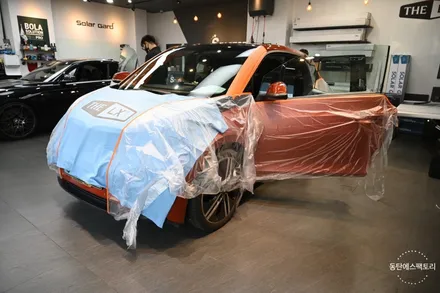 솔라가드프리미엄 제니스IR BMW i3 차량에 비반사썬팅 농도 추천 / 동탄,수원,오산