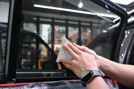 동탄더엘엑스 썬팅으로 업그레이드된 산타페! 열차단 효과 실화? / 동탄 영천동