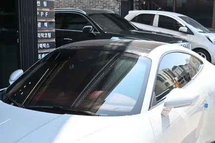 동탄포르쉐911 전면유리 교체, 퀀텀썬팅으로 다시 새차느낌! / 동탄 영천동