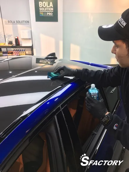 BMW f90 M5 볼라솔루션 유리막 코팅, 가죽 코팅, 엔진룸 코팅, 유리발수코팅 시공기 / 동탄,수원,오산