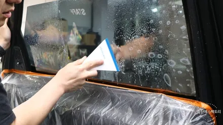 더엘엑스 기아스포티지 차량에 보그썬팅으로 신차패키지 / 동탄,수원,오산
