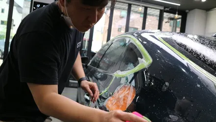 에스텍 다이노쉴드로 제네시스G80 차량에 전체PPF로 도장보호하기 / 동탄,수원,오산