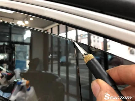 동탄솔라가드) 쉐보레 캡티바 전면스트라투스, 측후면차콜로 재시공 추천 / 동탄,수원,오산