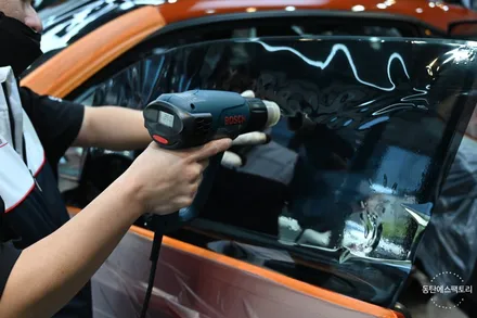 솔라가드프리미엄 제니스IR BMW i3 차량에 비반사썬팅 농도 추천 / 동탄,수원,오산