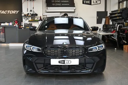 동탄,용인썬팅 BMW M340i 유리교체후 전면부분작업 / 동탄 영천동