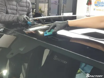 포르쉐 카이엔 솔라가드 비반사 딥블랙 티타늄틴팅 추천 / 동탄,수원,오산