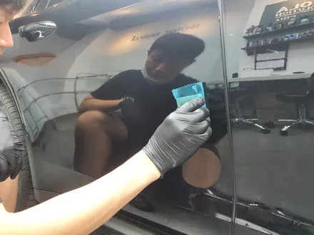 포르쉐 파나메라4 LX틴팅 신차패키지는 역쉬 동탄에스팩토리네요. / 동탄,수원,오산