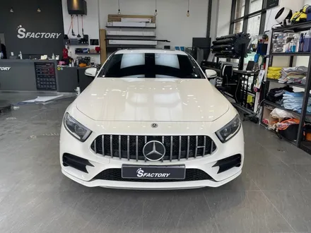 동탄블랙박스) 벤츠 CLS450 헤드라이트+트렁크리드PPF , 전장류설치했어요. / 동탄,수원,오산