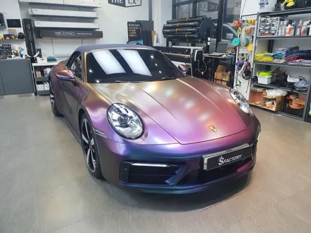 포르쉐 911카레라 4S! 무광랩핑에도 유리막 필수입니다! / 동탄,수원,오산