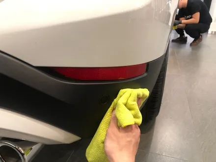 bmw x1 블랙박스와 보조배터리, 가니쉬 코팅을 한 번에!! / 동탄,수원,오산