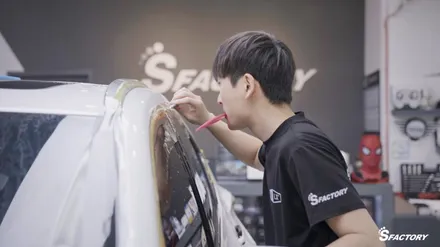전체PPF로고탈거 없이도 시공이 가능해요? -렉서스 NX350H / 동탄,수원,오산