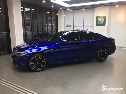 BMW f90 M5 볼라솔루션 유리막 코팅, 가죽 코팅, 엔진룸 코팅, 유리발수코팅 시공기 / 동탄,수원,오산