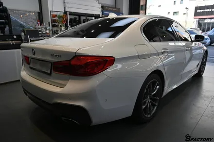솔라가드썬팅 BMW 5시리즈차량에 반사필름퀀텀으로 재시공했습니다. / 동탄,수원,오산