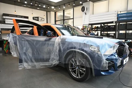 수원썬팅 BMW X4 솔라가드 반사필름 퀀텀으로 재작업 농도추천 / 동탄,수원,오산