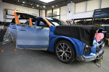 BMW X6 기존 필름 제거 후 솔라가드 제니스IR 풀 재시공 / 동탄 영천동