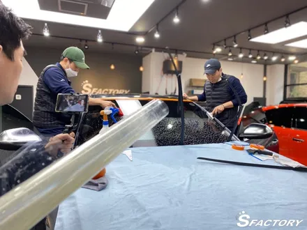 동탄PPF) 아우디 SQ8 윈드 실드, 전체 ppf 시공기 / 동탄,수원,오산