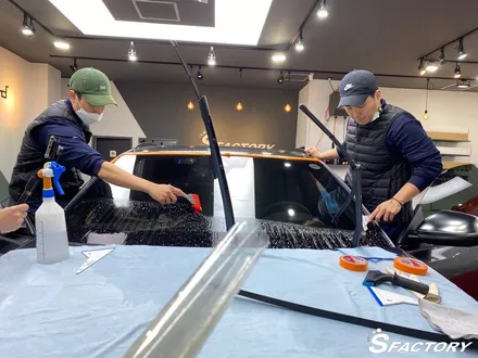 동탄PPF) 아우디 SQ8 윈드 실드, 전체 ppf 시공기 / 동탄,수원,오산