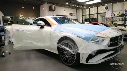 벤츠 CLS450차량에 thelx 프리미엄 티타늄썬팅 추천 / 동탄,수원,오산