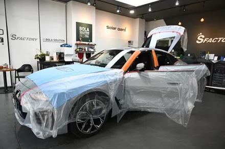 오산 전기차 BMW i4  솔라가드 반사필름퀀텀썬팅 농도 후기 / 동탄,수원,오산