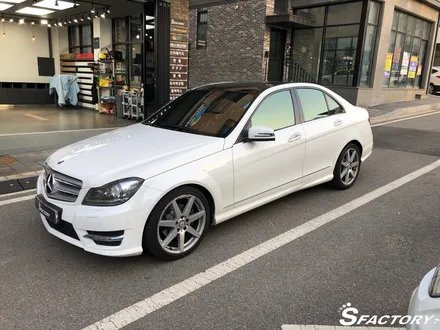 벤츠 w204 c200 솔라가드 새턴 재시공기 / 동탄,수원,오산