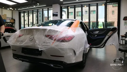 벤츠 CLS450차량에 thelx 프리미엄 티타늄썬팅 추천 / 동탄,수원,오산