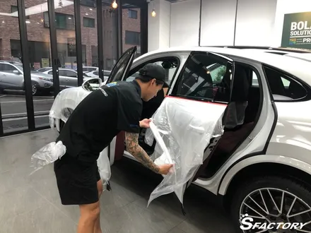 2020신형 카이엔쿠페 동탄솔라가드 반사필름 새턴으로 시공했어요! / 동탄,수원,오산