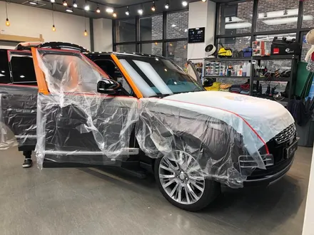 동탄솔라가드) 레인지로버 보그 SV 티타늄썬팅과 유리막 시공했어요. / 동탄,수원,오산