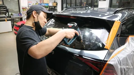 더엘엑스 기아스포티지 차량에 보그썬팅으로 신차패키지 / 동탄,수원,오산