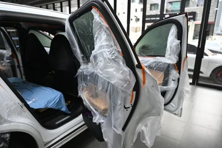 용인썬팅, 볼보 XC90 화이트차량에 솔라가드퀀텀필름 추천해요. / 동탄,수원,오산