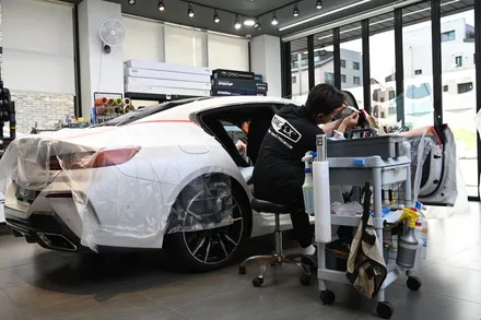 용인썬팅 BMW850i, 더엘엑스 틴팅으로 새롭게 변신! / 동탄 영천동