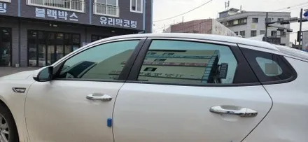 K5 가성비썬팅 재시공 [애니가드AP80R]로 재탄생! 루마버텍스 비전점에서! 보라색으로 변색된 썬팅 기포 올라온 썬팅 대환영! / 경기 평택