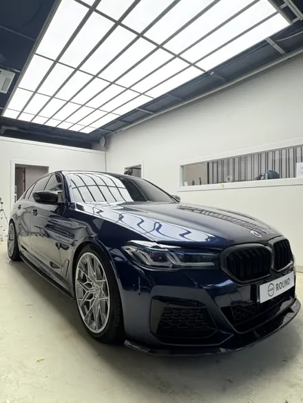 의정부랩핑 BMW5시리즈 G30 블랙유광 변신과정! / 경기 의정부