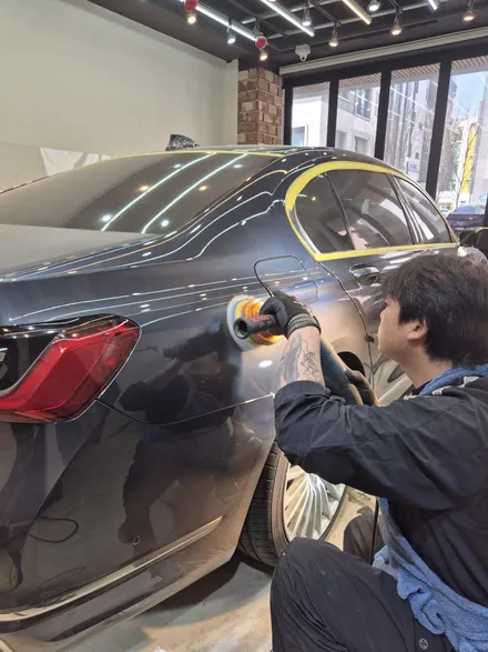 신곡동광택 유리막코팅 BMW 7시리즈 시공 전문 업체! / 경기 의정부