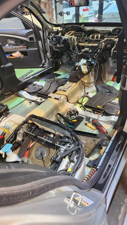 BMW 크레파스 냄새제거 E66 풀 작업 시공기! / 경기 의정부