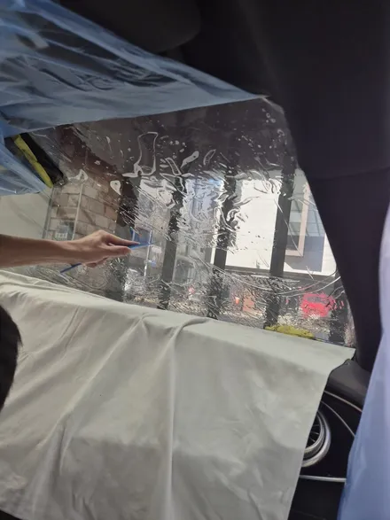 신곡동 민락동 썬팅 벤츠 EQS 썬팅재시공 처음부터 다시! / 경기 의정부