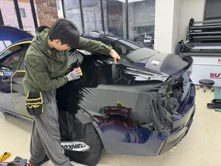 의정부랩핑 BMW5시리즈 G30 블랙유광 변신과정! / 경기 의정부
