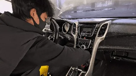송산동 실내크리닝 쥐가 갉아먹은 i30 / 경기 의정부