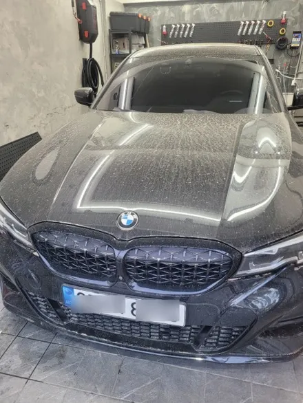 장안동 손세차, BMW 3시리즈 황사 비 제거 / 광진구, 성수, 송파