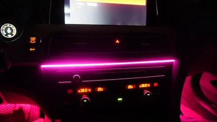 <광주 수입차 앰비언트>BMW 640D RGB 앰비언트 시공