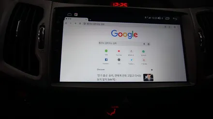<광주 안드로이드 올인원>스포티지 R 순정 네비 타입 + 스포티지 R  저가 안드로이드 올인원 장착 차량  모두 모터스 밸류 8기가 안드로이드 올인원으로 교체