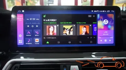<광주 수입차 안드로이드 올인원>BMW 520 D 안드로이드 올인원 모터스 밸류 12.3인치 시공