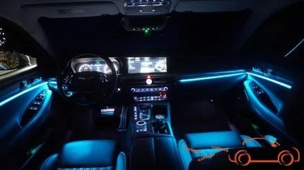<광주 순정 엠비언트>제네시스 G90 순정 엠비언트 광량업!
