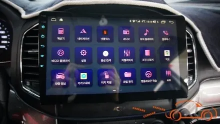 <광주 안드로이드 올인원>캡티바 17년식  모터스 밸류 10인치 안드로이드 올인원