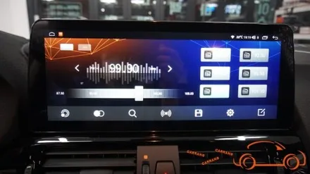 <광주 안드로이드 올인원>BMW X 3 모터스 밸류 12.3인치 안드로이드 올인원 + AHD 후방카메라 시공