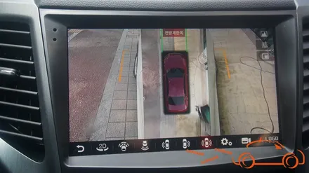 <광주 어라운드 뷰>티볼리 모터스 밸류 안드로이드 올인원 + 3D 어라운드 뷰