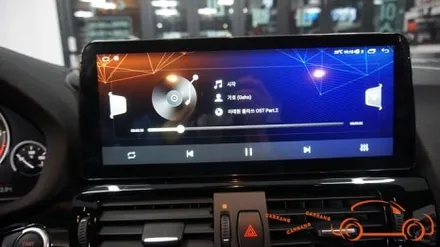 <광주 안드로이드 올인원>BMW X 3 모터스 밸류 12.3인치 안드로이드 올인원 + AHD 후방카메라 시공